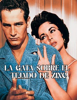 Cartel La gata sobre el tejado de cinc